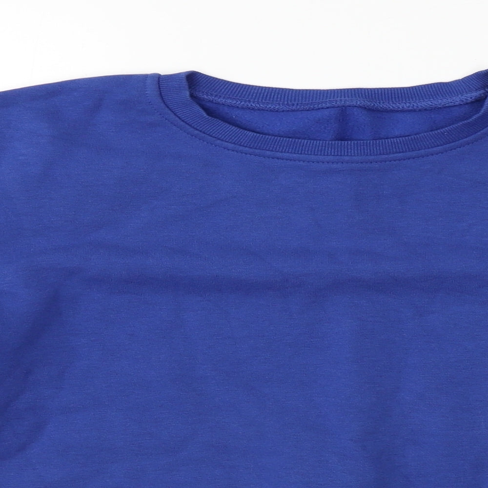 Nutmeg Boys Blue   Pullover Jumper Size 12-13 Years