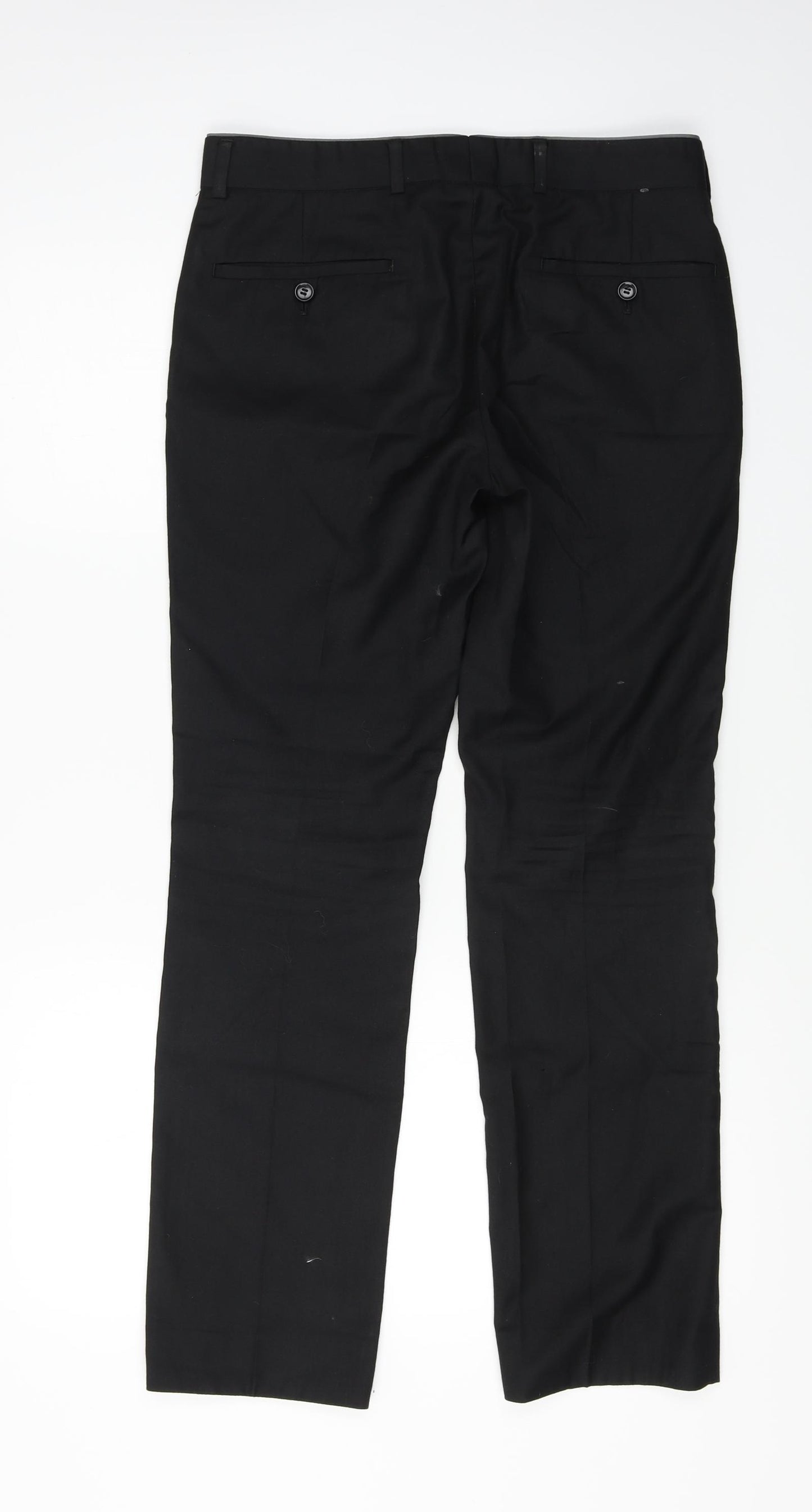 Topman  Mens Black   Trousers  Size 30 in L26 in