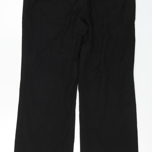 Marks and Spencer  Womens Black   Trousers  Size 12 L25 in