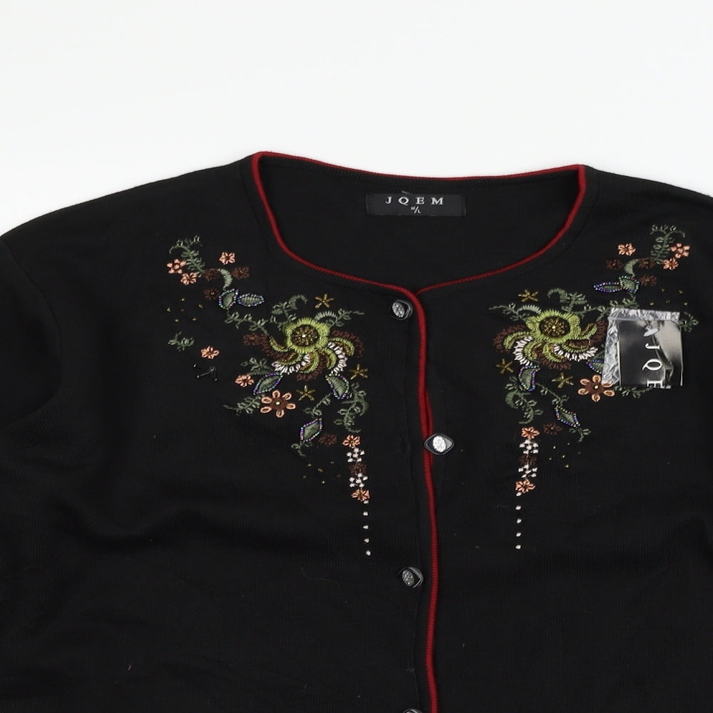 jqem Womens Black   Cardigan Jumper Size M