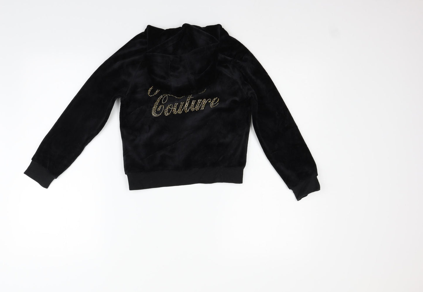 Juicy Couture Girls Black   Pullover Jumper Size 8-9 Years