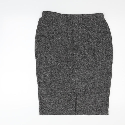 BONMARCHE Womens Grey   Flare Skirt Size 12