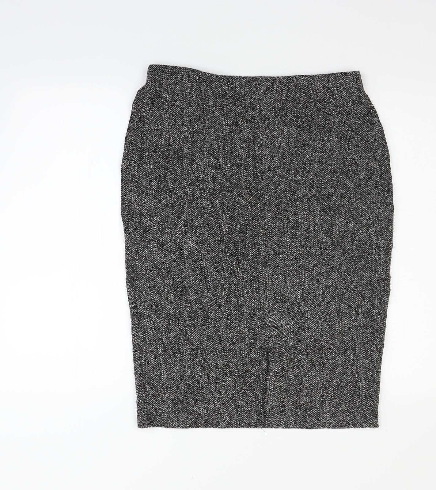 BONMARCHE Womens Grey   Flare Skirt Size 12