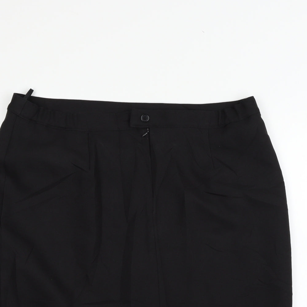 Damart Womens Black   Flare Skirt Size 18