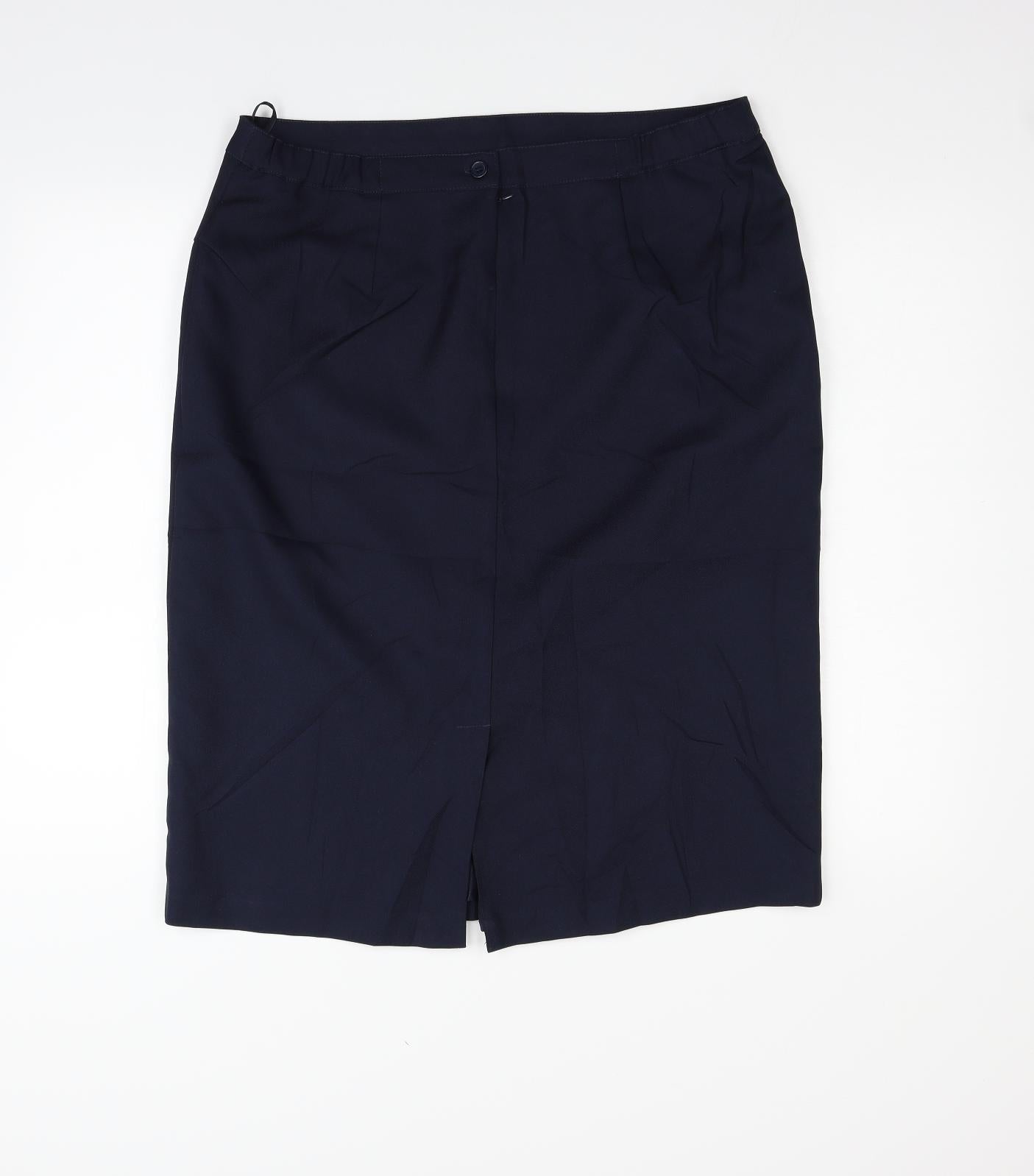 Damart Womens Blue   Flare Skirt Size 18