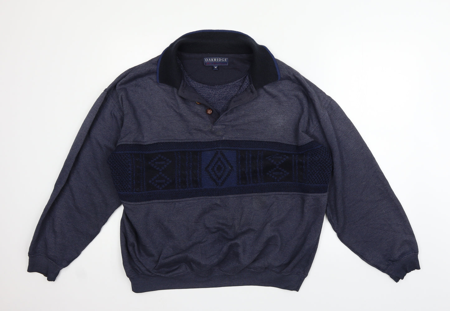 Oakridge Mens Blue   Pullover Jumper Size M