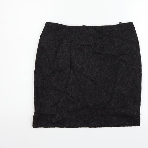 H&M Womens Grey   Flare Skirt Size 14