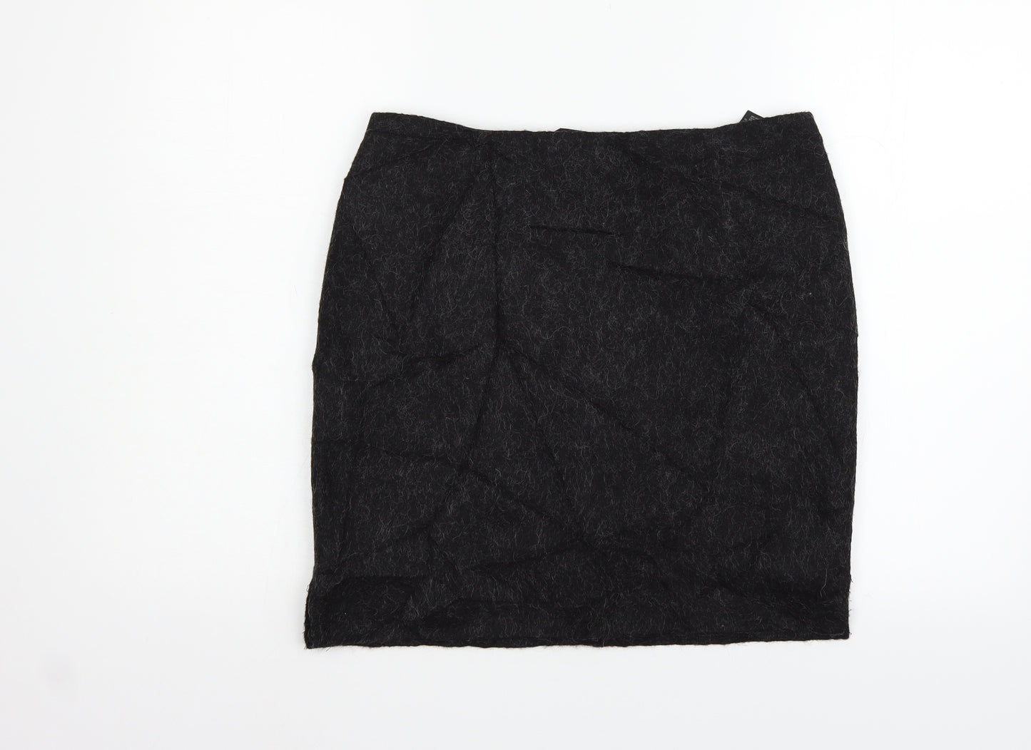 H&M Womens Grey   Flare Skirt Size 14
