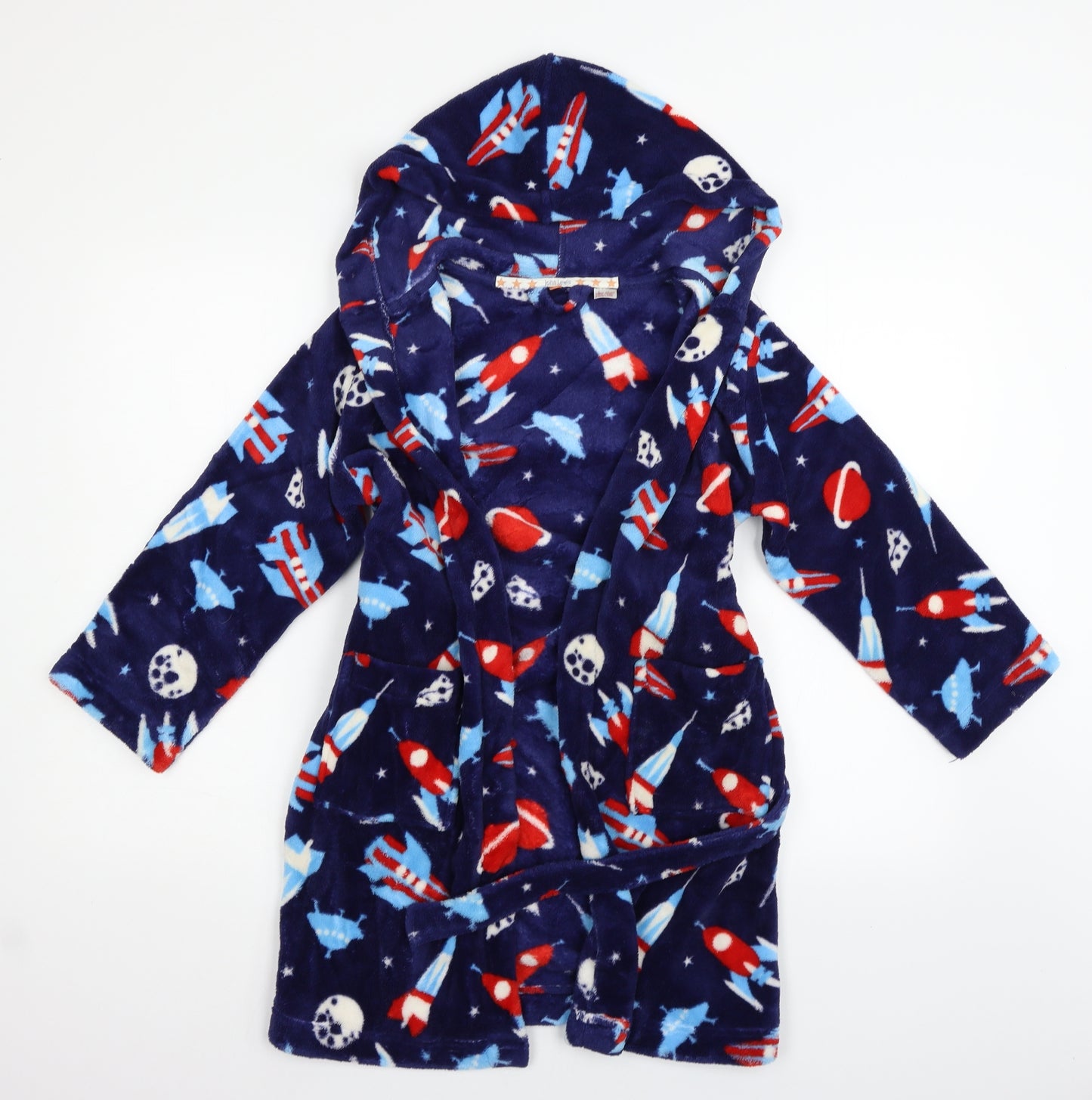 John Lewis Boys Blue Geometric   Gown Size 8 Years