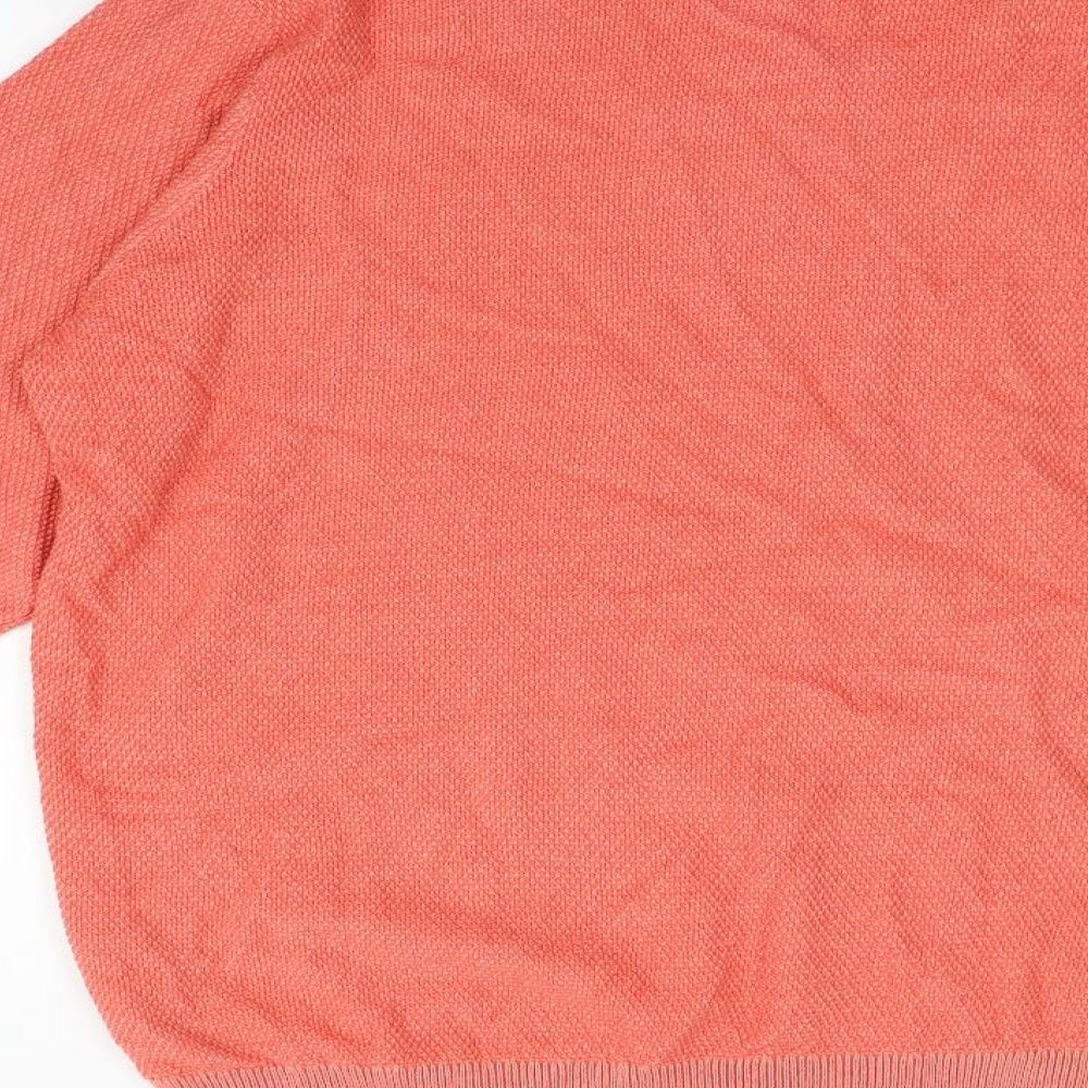 Marks and Spencer Mens Orange   Pullover Jumper Size L
