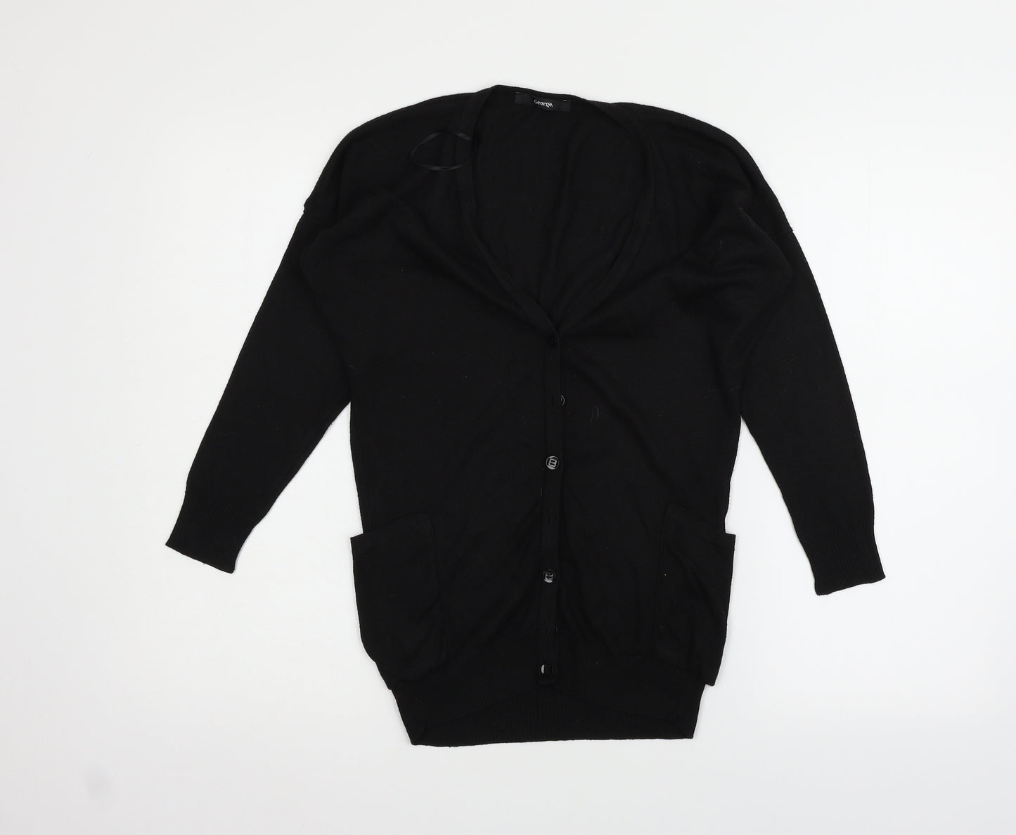 George Girls Black   Cardigan Jumper Size 9-10 Years