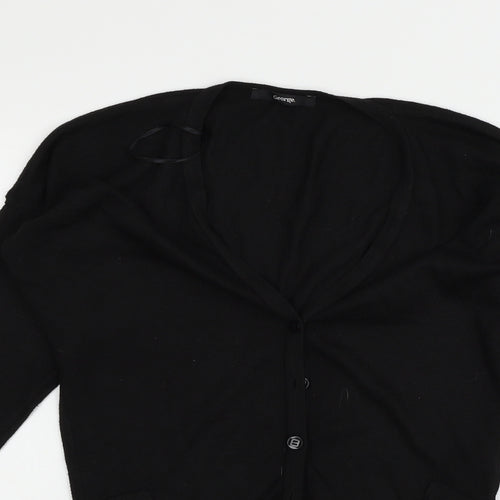 George Girls Black   Cardigan Jumper Size 9-10 Years
