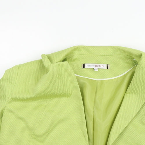 Principles Womens Green   Henley Jumper Size 12