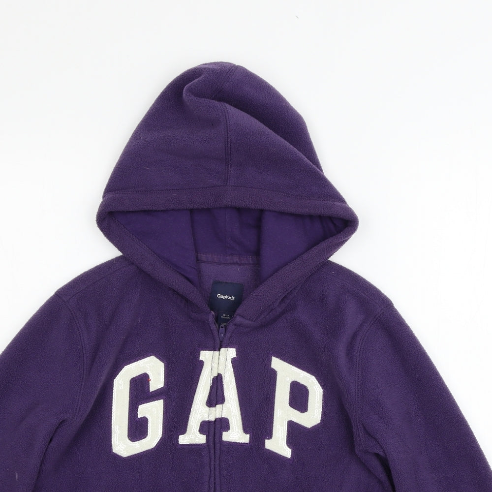 Gap Girls Purple   Full Zip Jumper Size XL