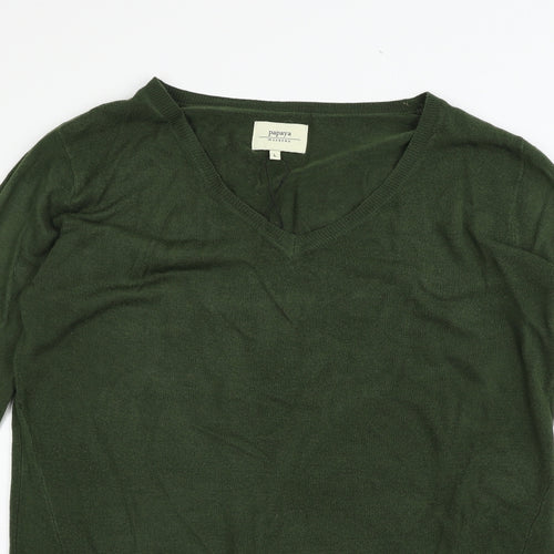 Papaya Womens Green   Pullover Jumper Size L