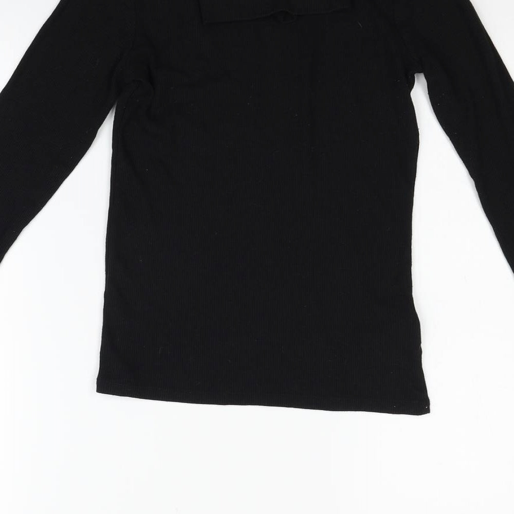 New Look Womens Black   Basic T-Shirt Size 10