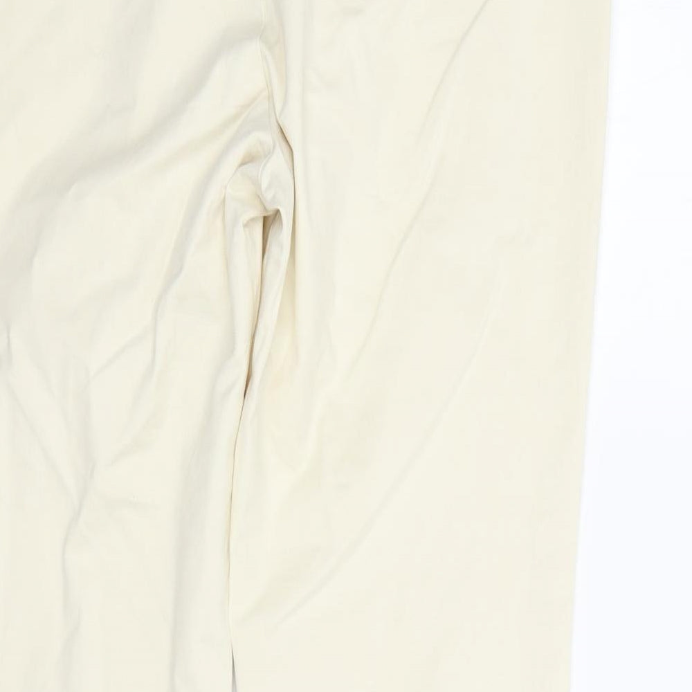 werid fish Womens Beige   Trousers  Size 14 L23 in