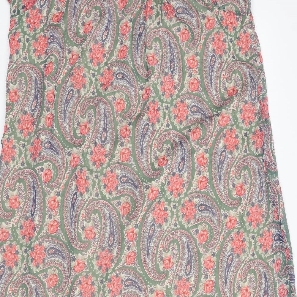 Monsoon Womens Red Floral  Fit & Flare  Size 12