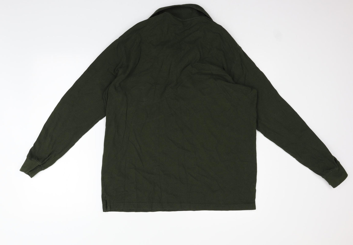 Cotton Traders Mens Green    Polo Size M