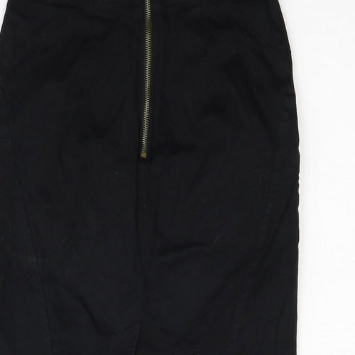 Topshop Womens Black   Flare Skirt Size 6