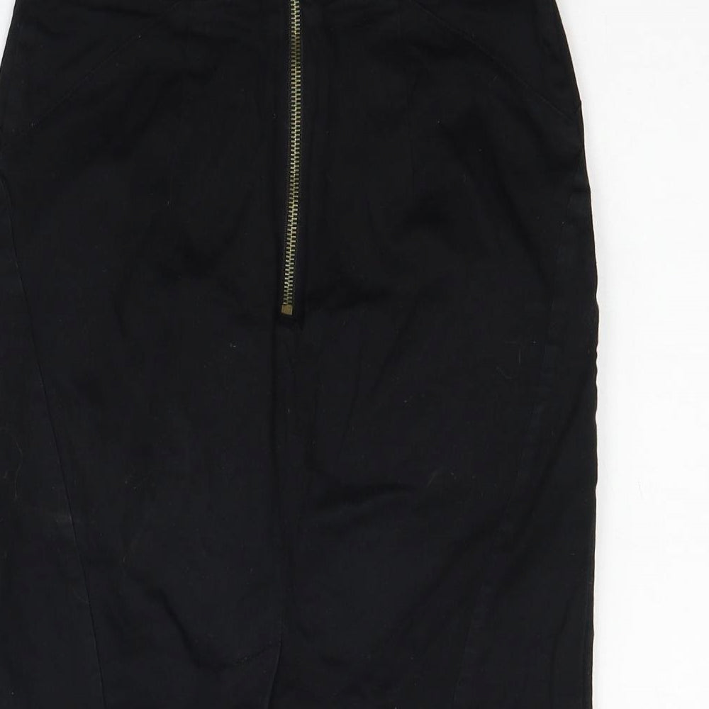 Topshop Womens Black   Flare Skirt Size 6