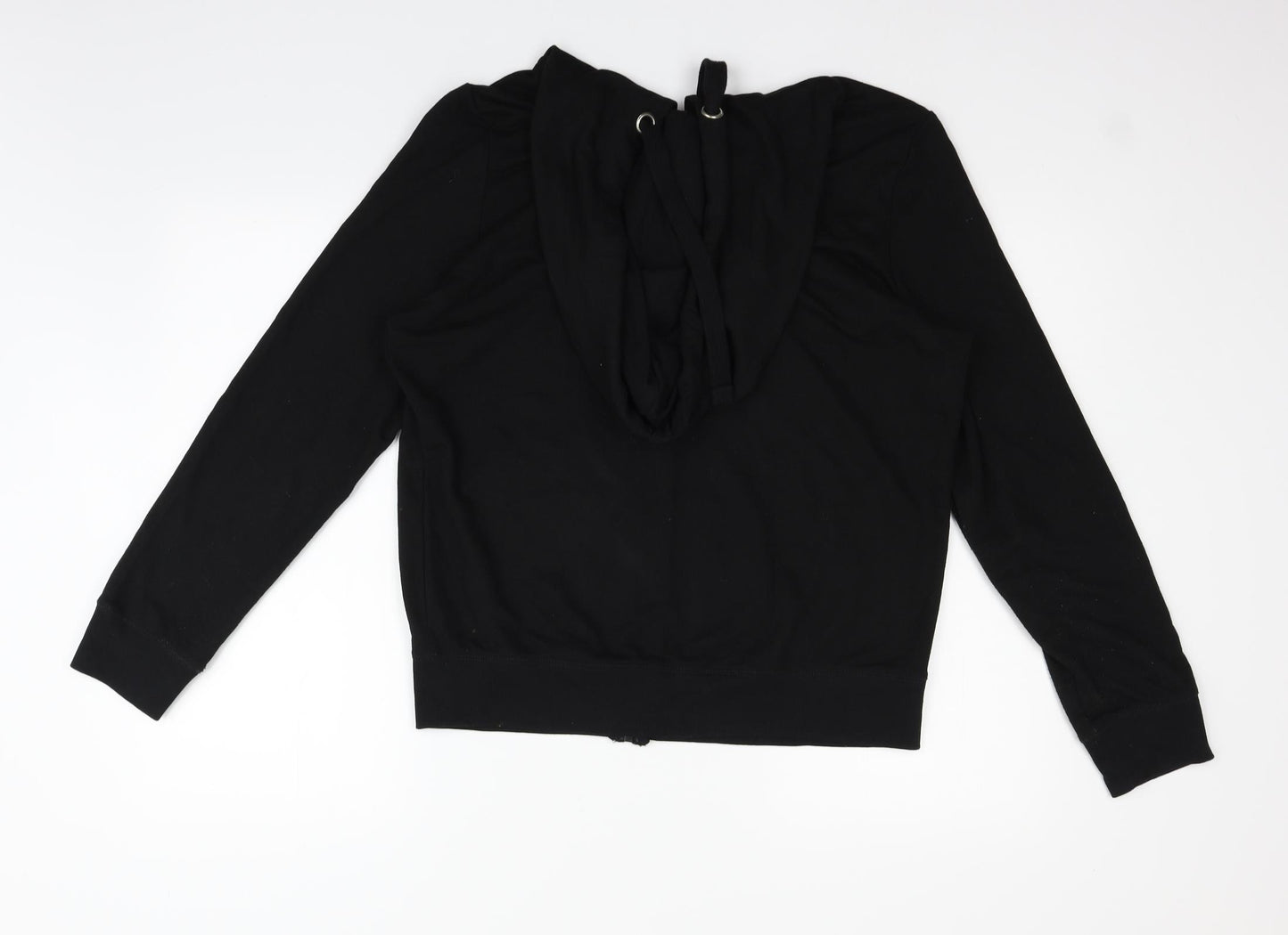 F&F Womens Black   Full Zip Jumper Size 14