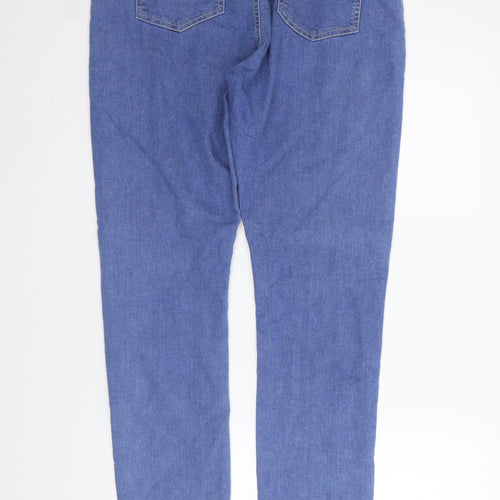 deniem & co Womens Blue   Straight Jeans Size 16 L27 in