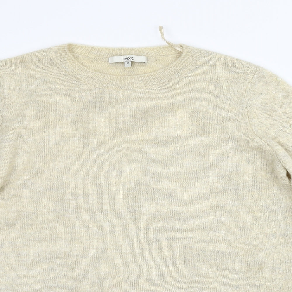 NEXT Womens Beige   Pullover Jumper Size 12