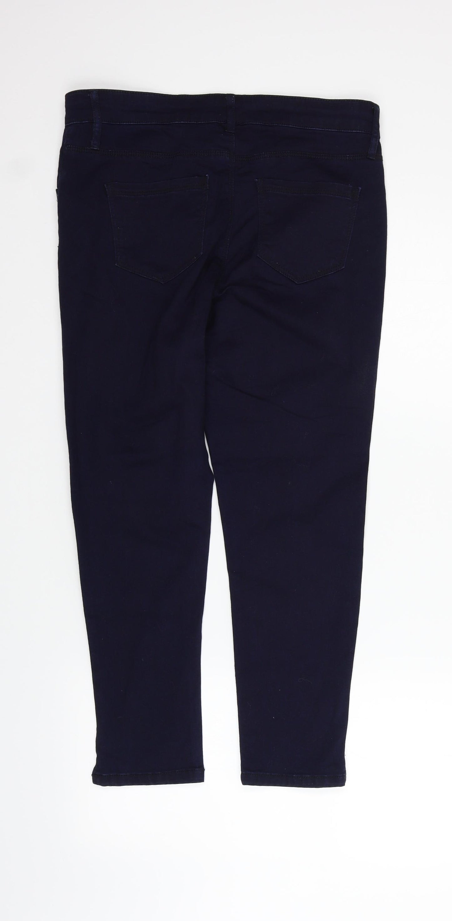 Oasis Womens Blue   Trousers  Size 14 L24 in