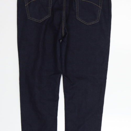 Wallis Womens Blue   Straight Jeans Size 14 L25 in