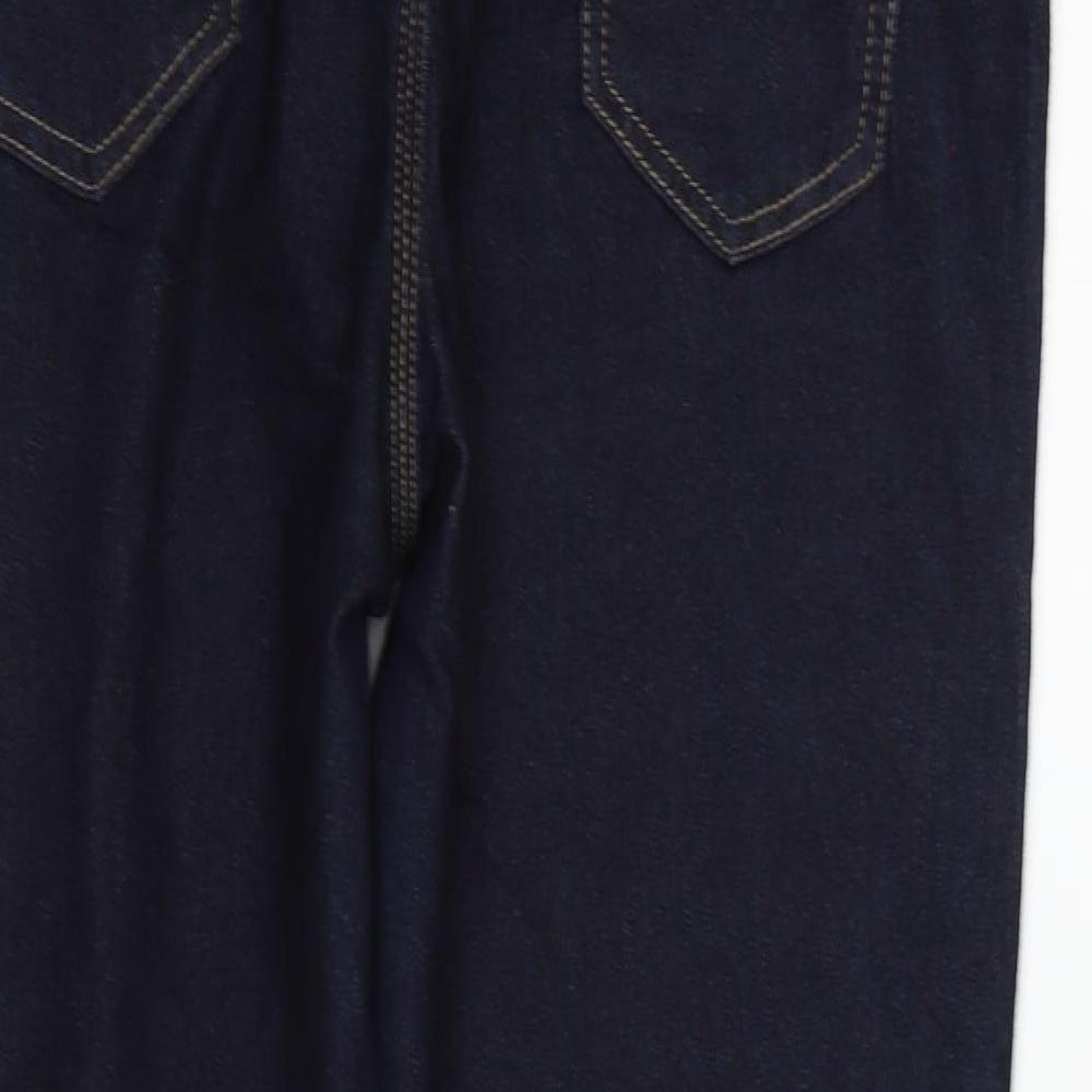 Wallis Womens Blue   Straight Jeans Size 14 L25 in