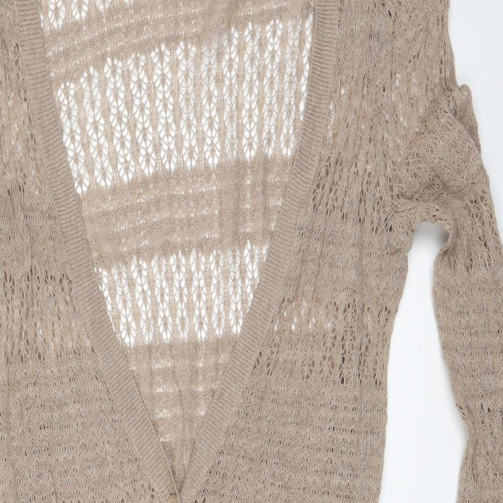 NEXT Womens Beige   Cardigan Jumper Size 10