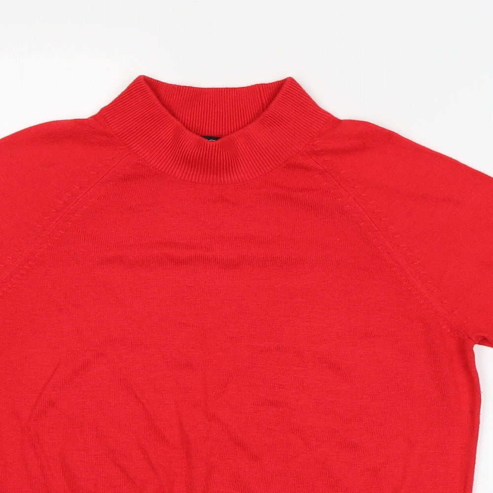 ESMARA Womens Red   Basic T-Shirt Size 14