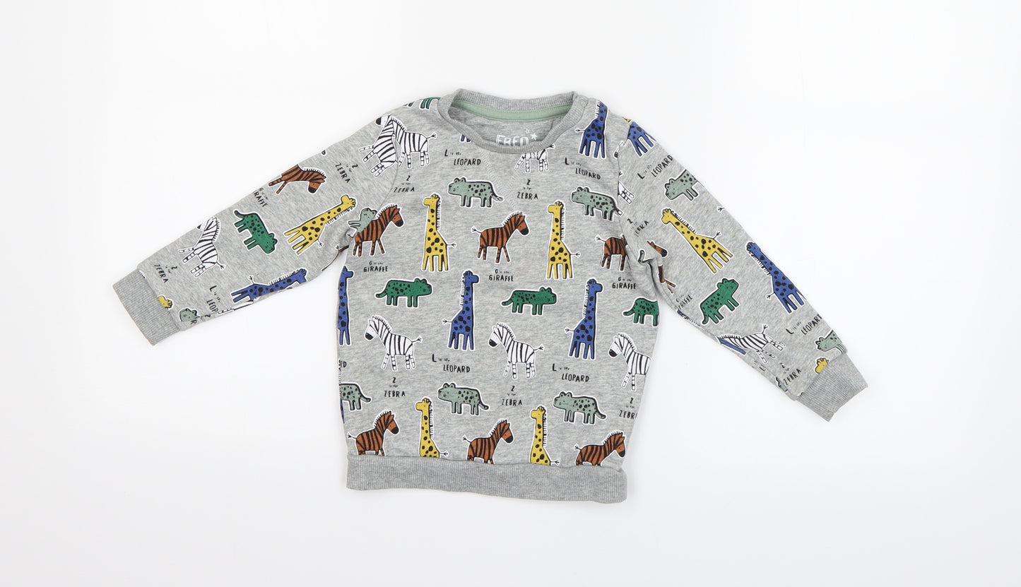 F&F Baby Grey   Pullover Jumper Size 12-18 Months