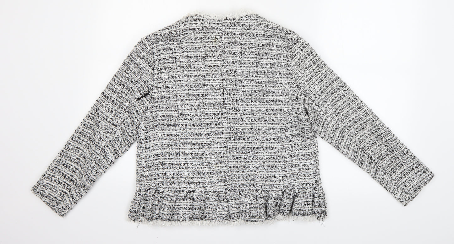 New Look Womens White   Cardigan Jumper Size 4