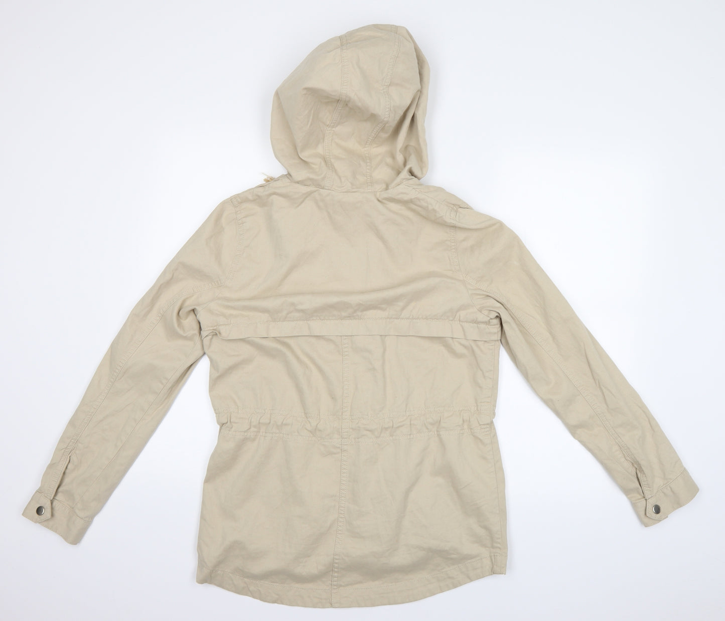 Preworn Womens Beige   Trench Coat Coat Size 10