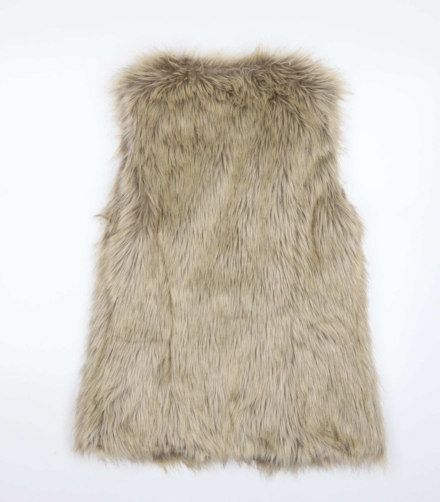 New Look Womens Brown   Gilet Coat Size 10