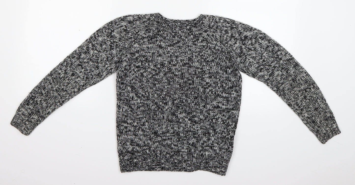 George Girls Grey   Pullover Jumper Size 9-10 Years  - Christmas