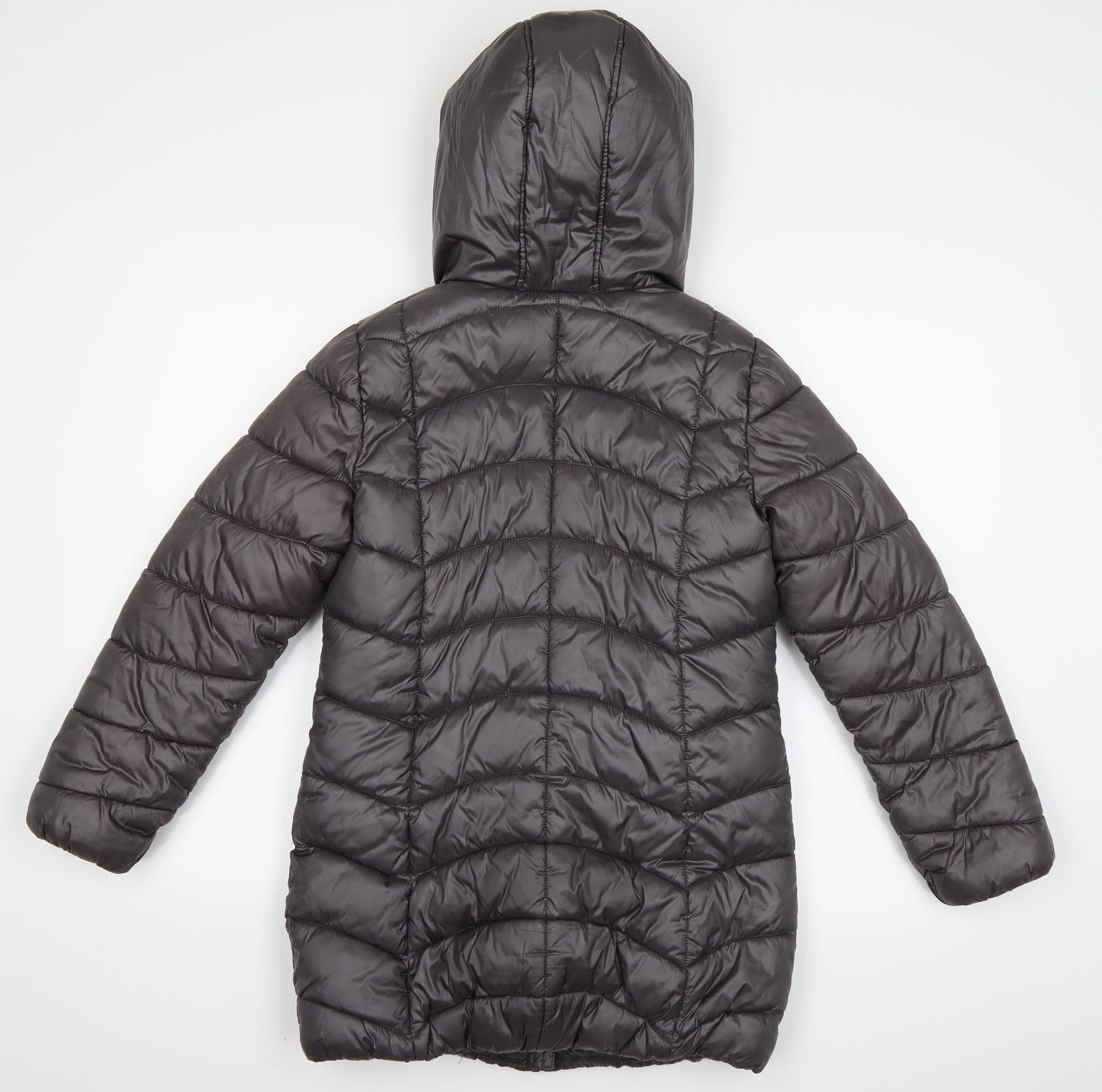 NEXT Girls Grey   Parka Coatigan Size 11 Years