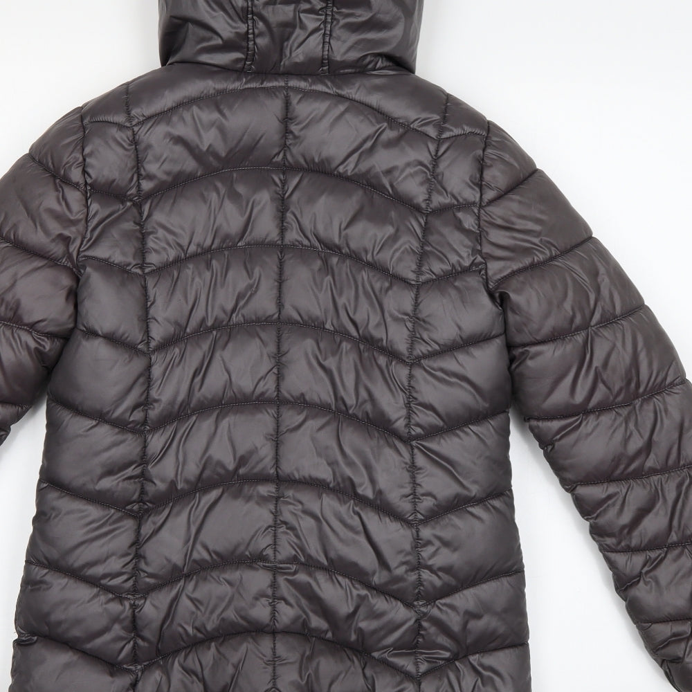 NEXT Girls Grey   Parka Coatigan Size 11 Years