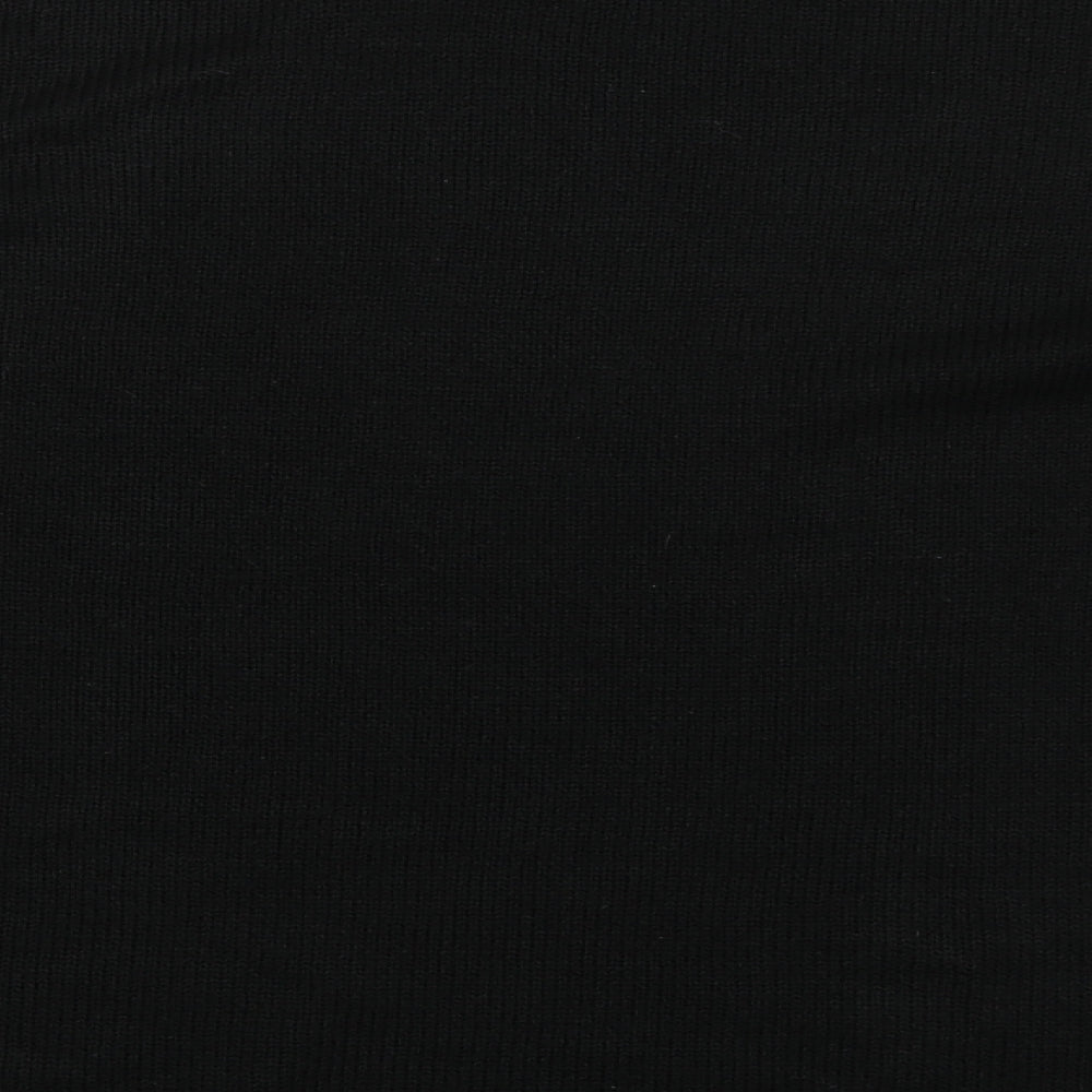 H&M Womens Black   Henley Jumper Size L