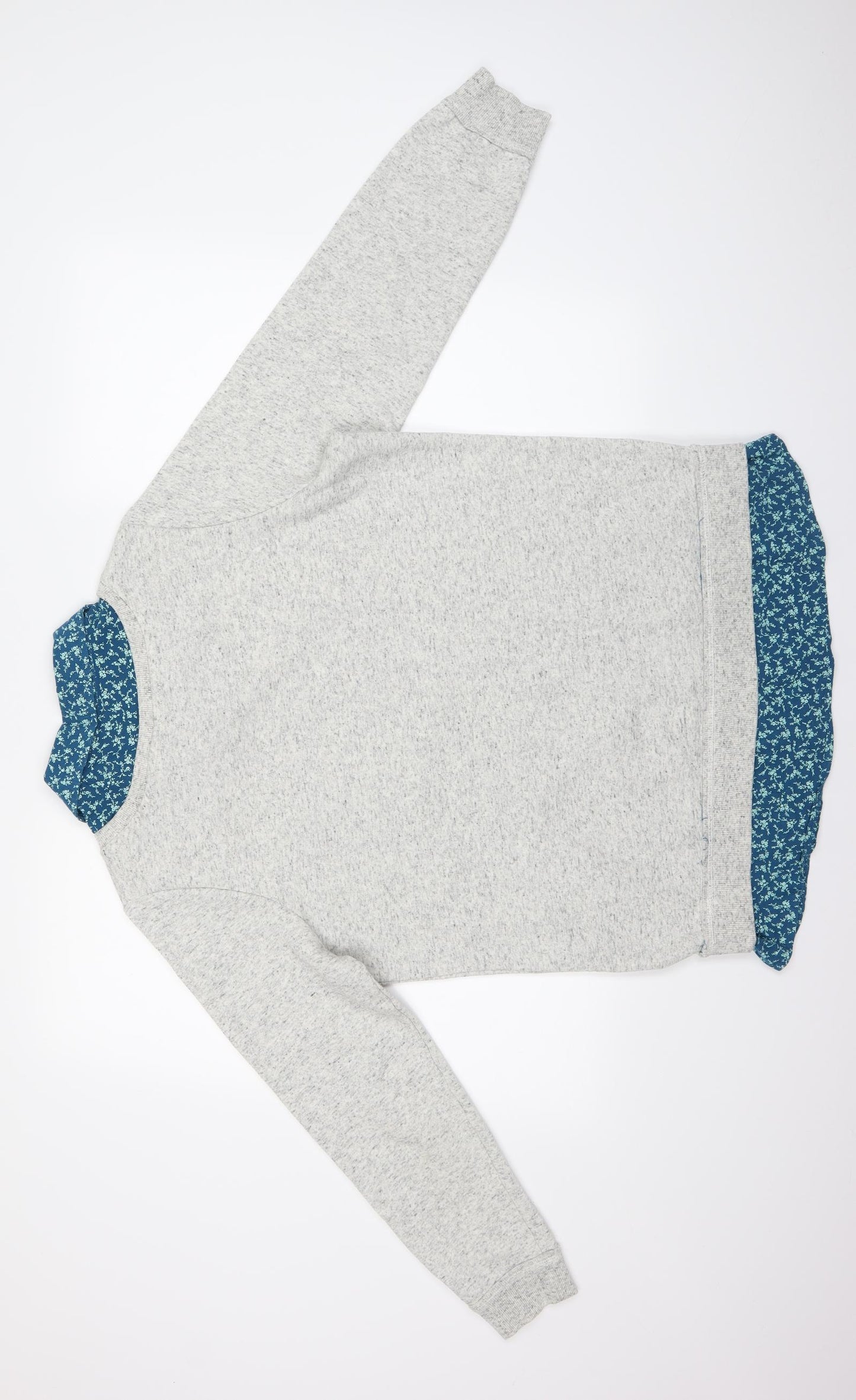 George# Womens Grey Floral  Pullover Jumper Size 14