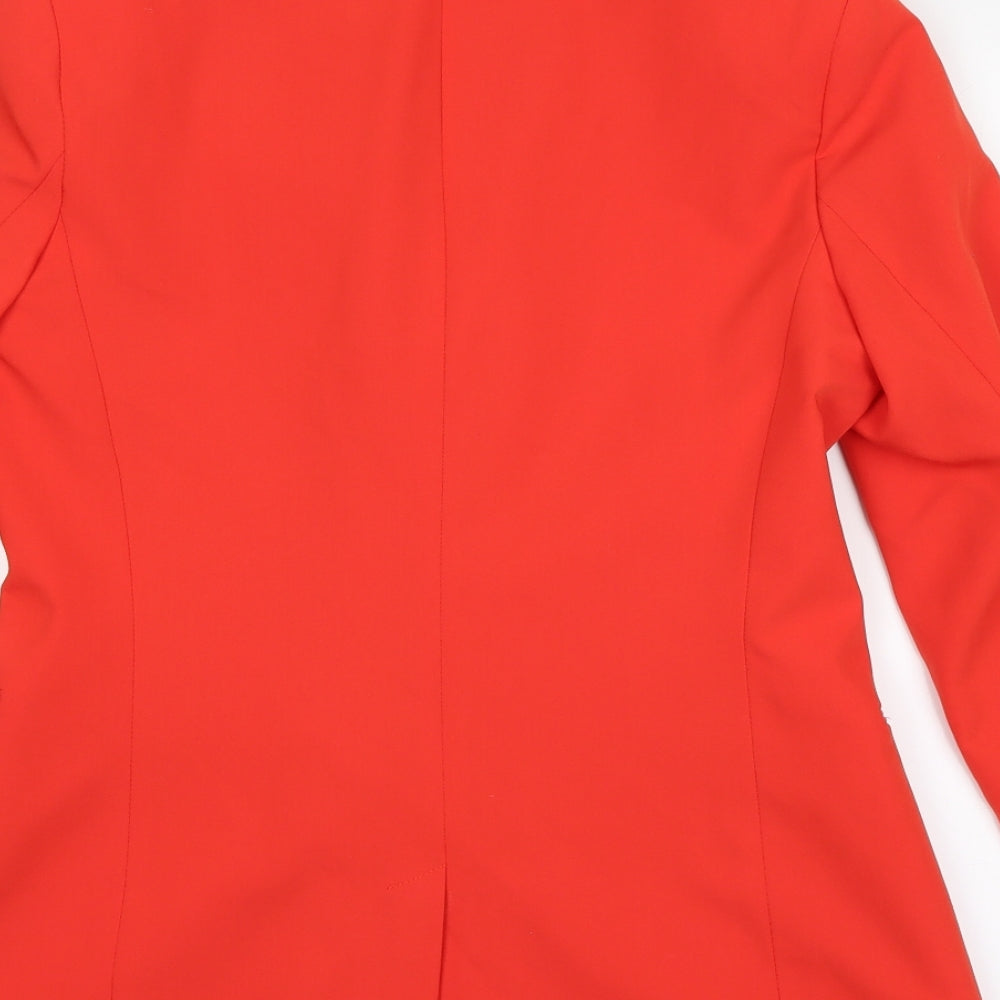 Primark Womens Orange   Jacket Blazer Size 12