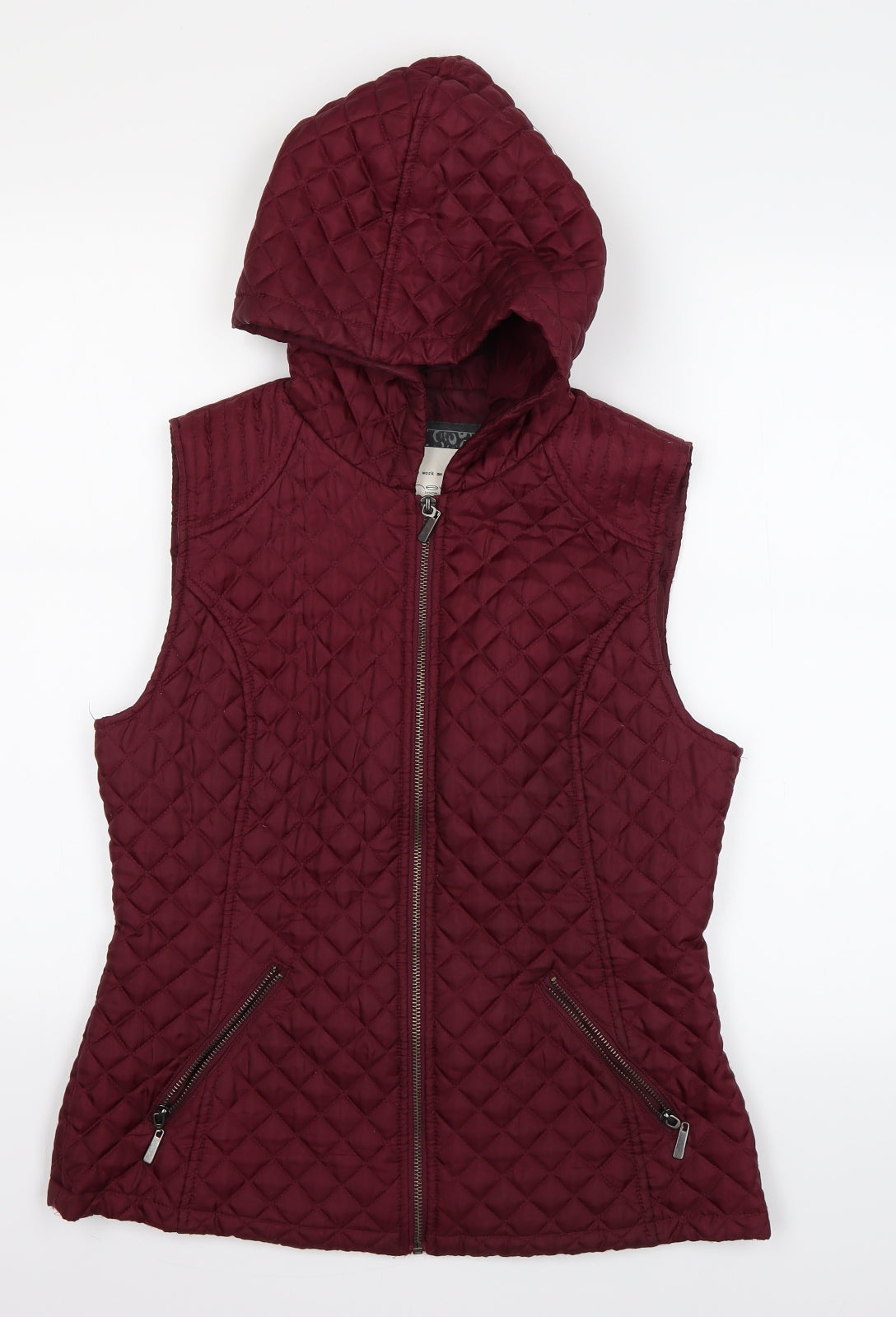 New Look Womens Purple   Gilet Coat Size 12