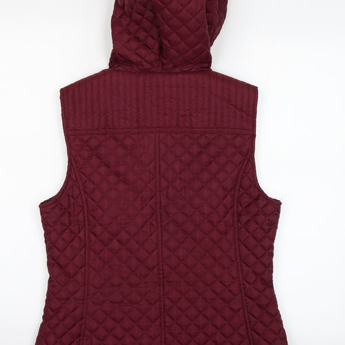 New Look Womens Purple   Gilet Coat Size 12