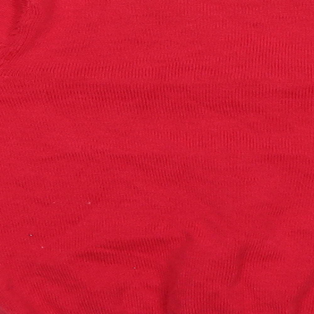 George Girls Red   Cardigan Jumper Size 5-6 Years
