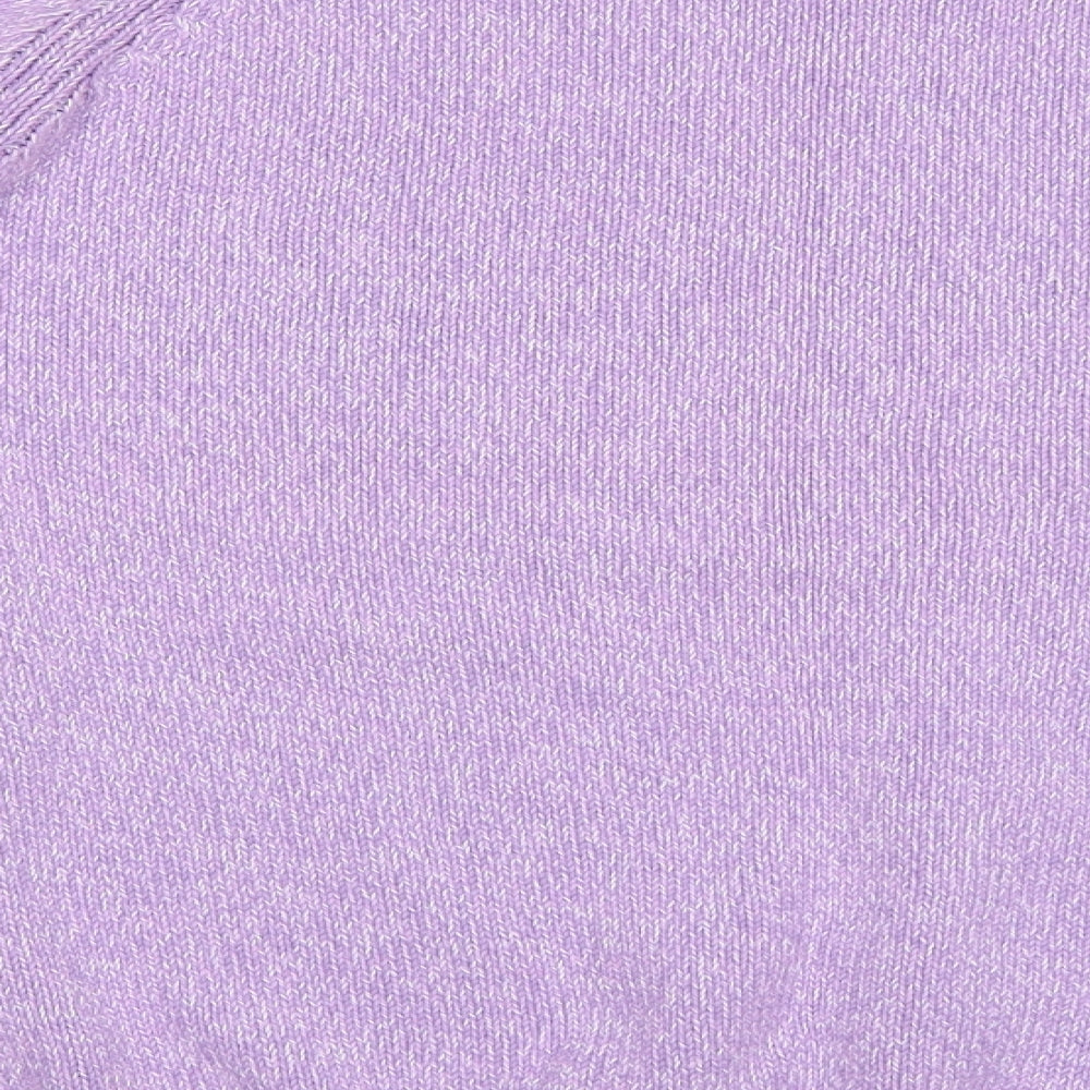 Isle Essentials Womens Purple   Pullover Jumper Size M