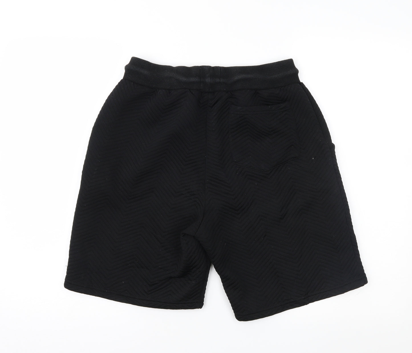 Cedar Wood State Mens Black   Sweat Shorts Size M