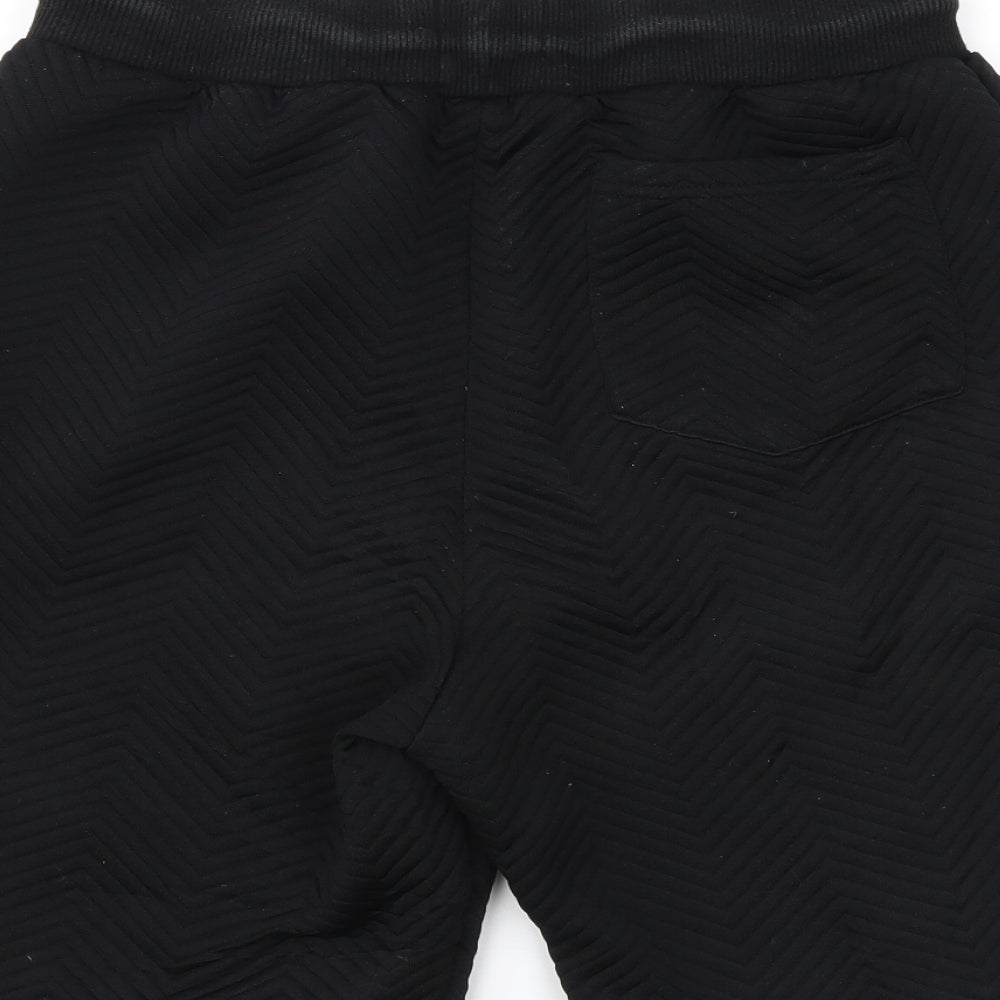 Cedar Wood State Mens Black   Sweat Shorts Size M
