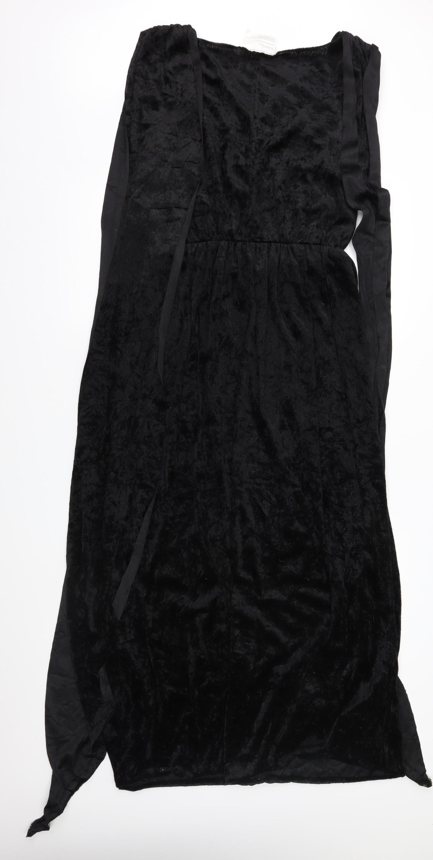 Wilkinsons Womens Black  Velour Maxi  Size 10  - Fancy Dress
